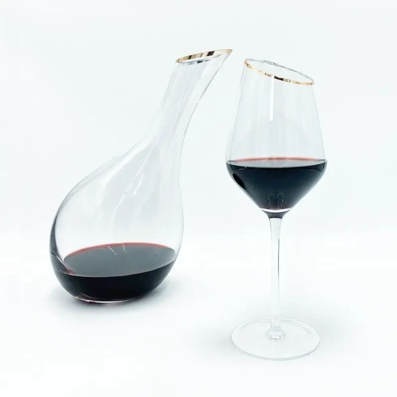 L.K. Luxe Drinkware Manhattan Elegance Wine Decanter - Warehouse Sale