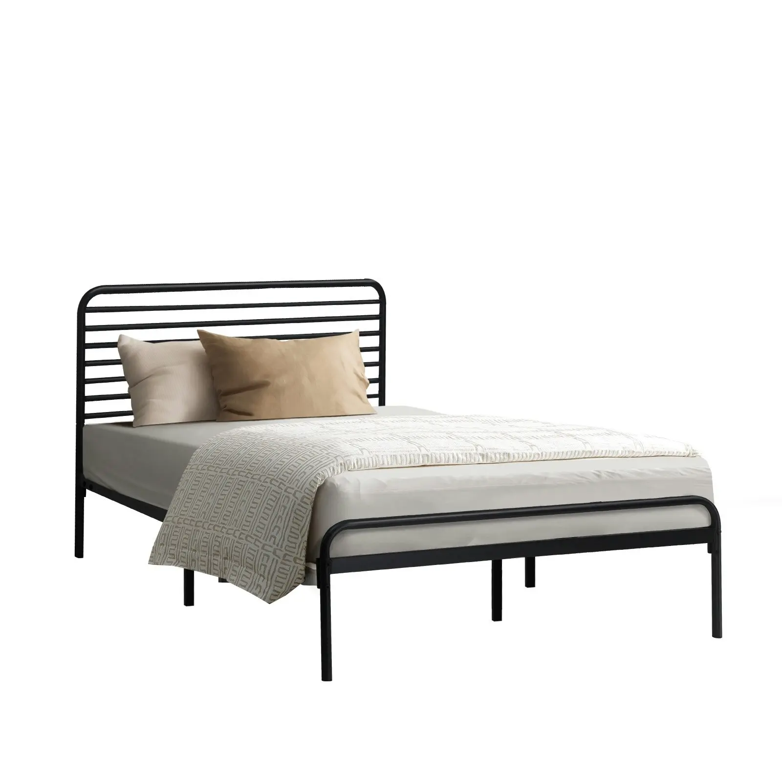 Oikiture Metal Bed Frame King Single Size Beds Platform