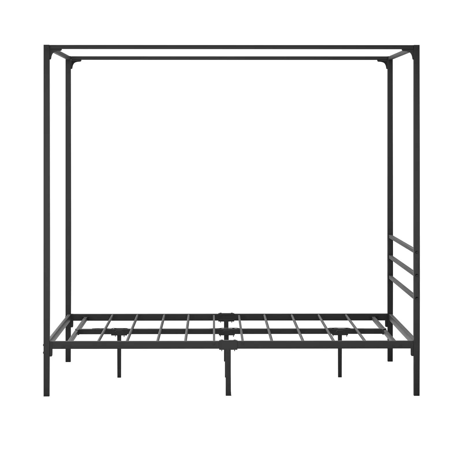 Oikiture Metal Canopy Bed Frame Double Size Platform