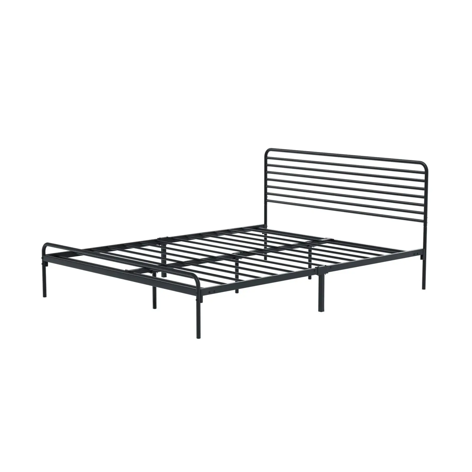 Oikiture Metal Bed Frame Queen Size Beds Platform