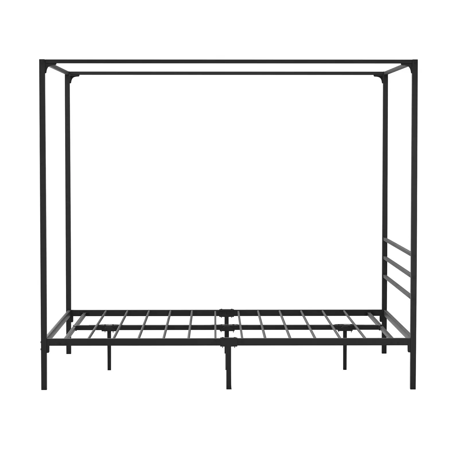 Oikiture Metal Canopy Bed Frame Queen Size Platform