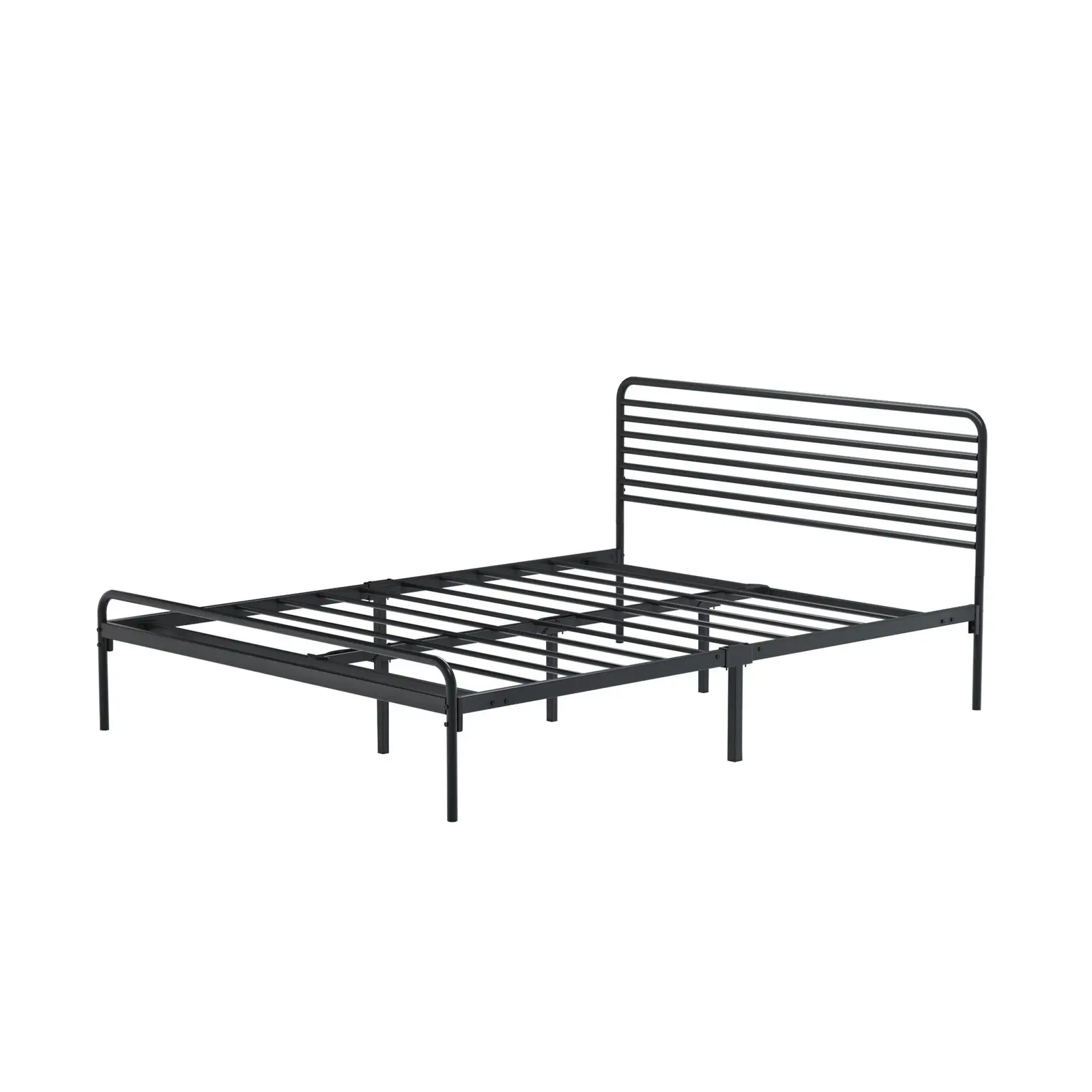 Oikiture Metal Bed Frame Double Size Beds Platform