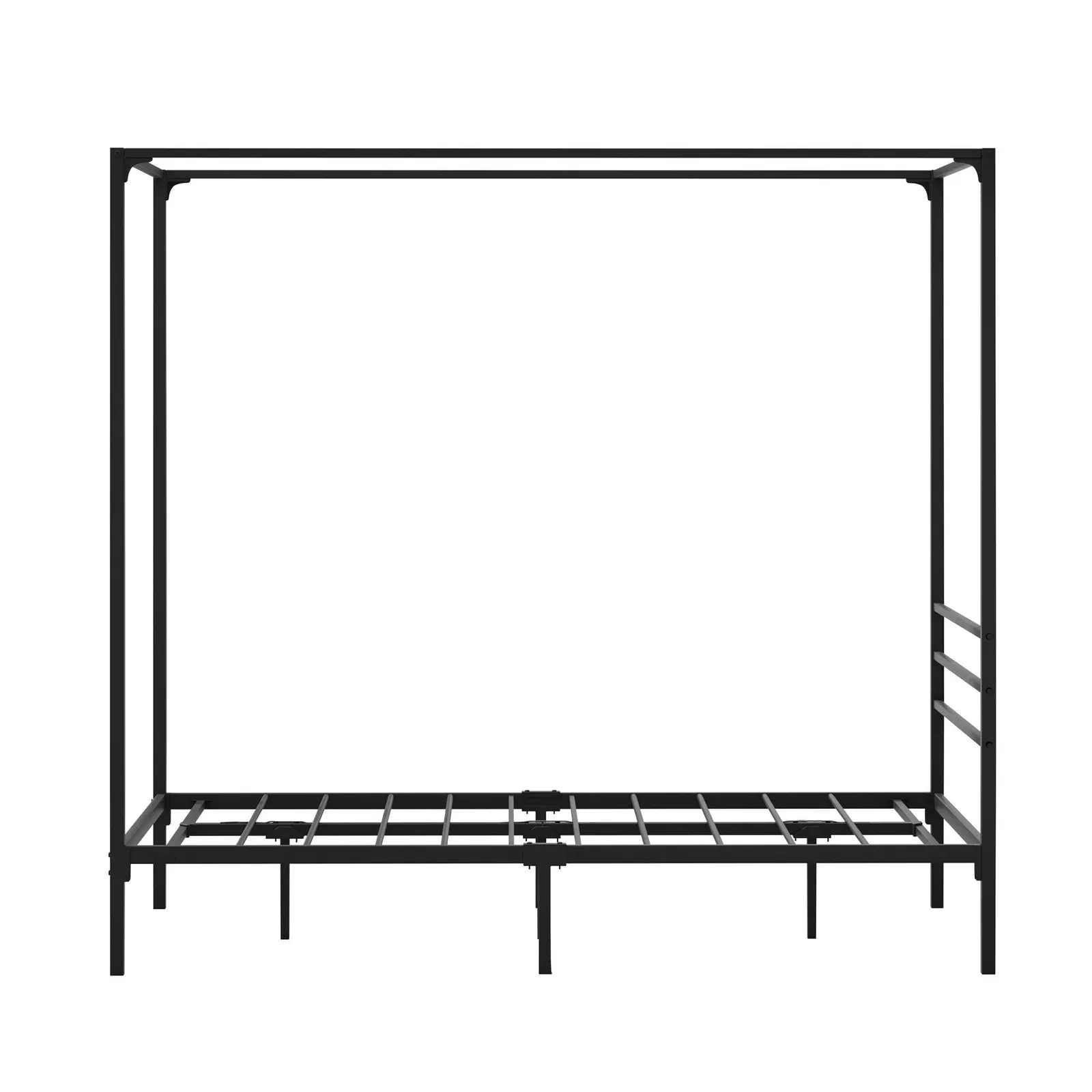 Oikiture Metal Canopy Bed Frame Single Size Platform