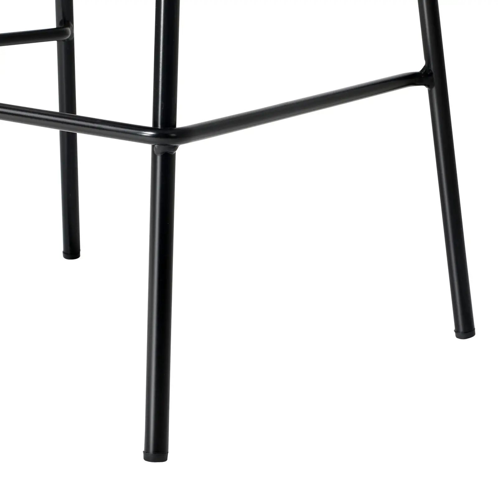 Oikiture 2x Kitchen Bar Stools Stool Dinning Counter Chairs Metal Black