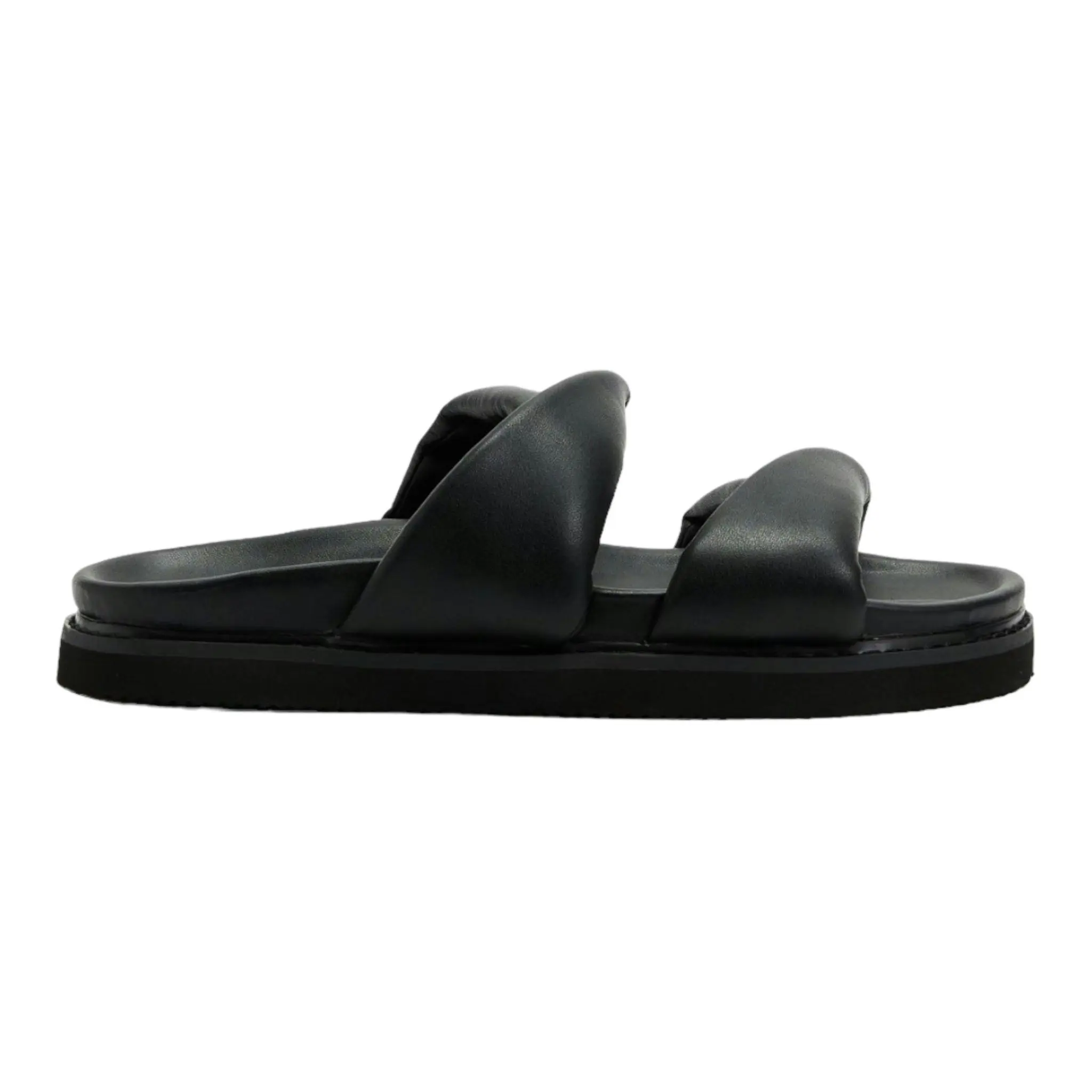 Tacful Leather Sandal Black