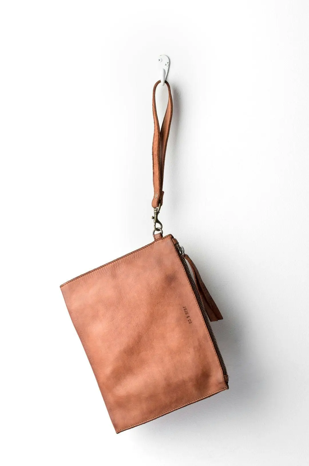 Juju & CO Leather Pouch Cognac