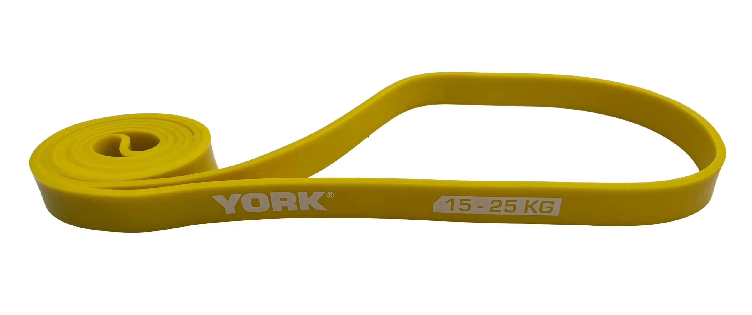 York Resistance Band 15-25kgs / 22mm x 2080 x4.5mm (Yellow)