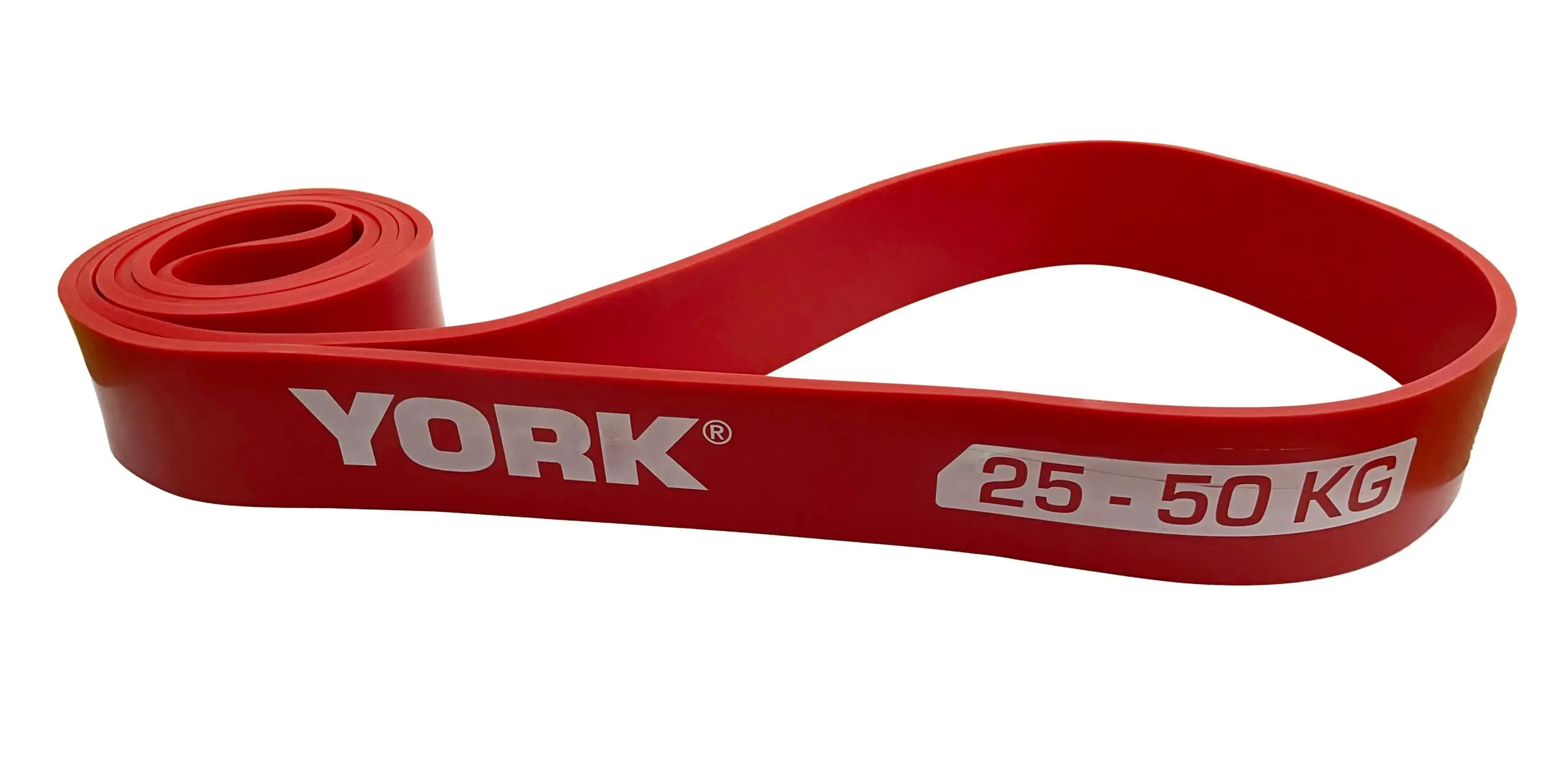 York Resistance Band 25-50kgs / 45mm x 2080 x 4.5mm (Red)