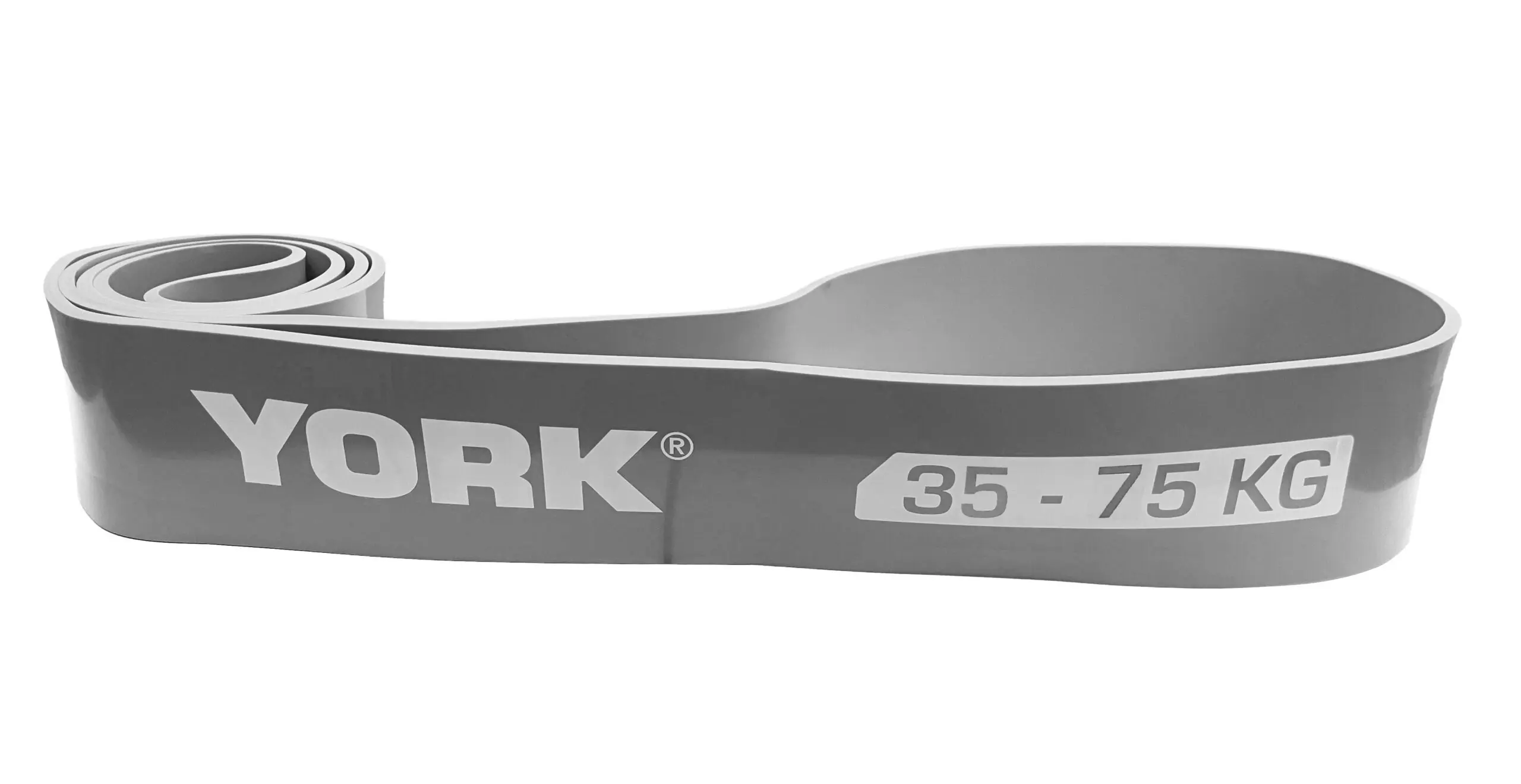 York Resistance Band 35-75kgs / 83mm x 2080 x 4.5mm (Grey)