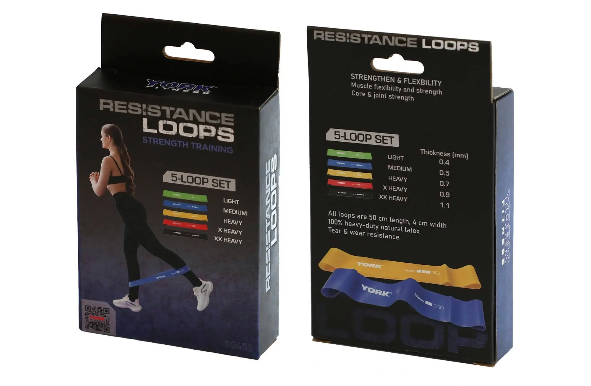 York Fitness 5pc Resistance Loop Set