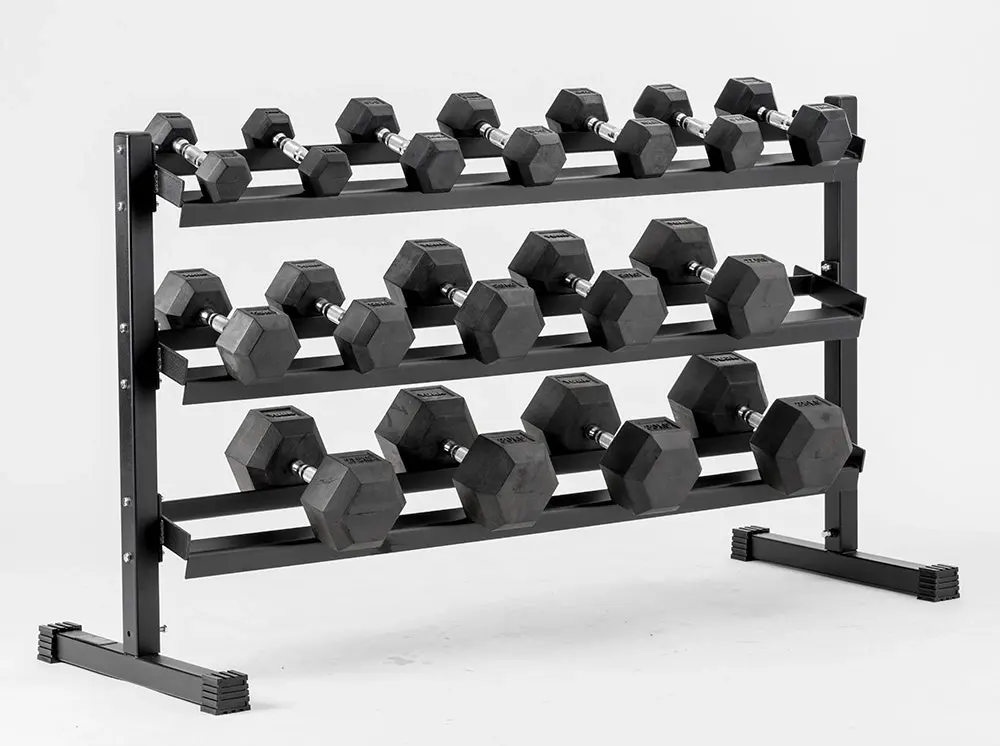 York Fitness 3 Tier Dumbbell Rack