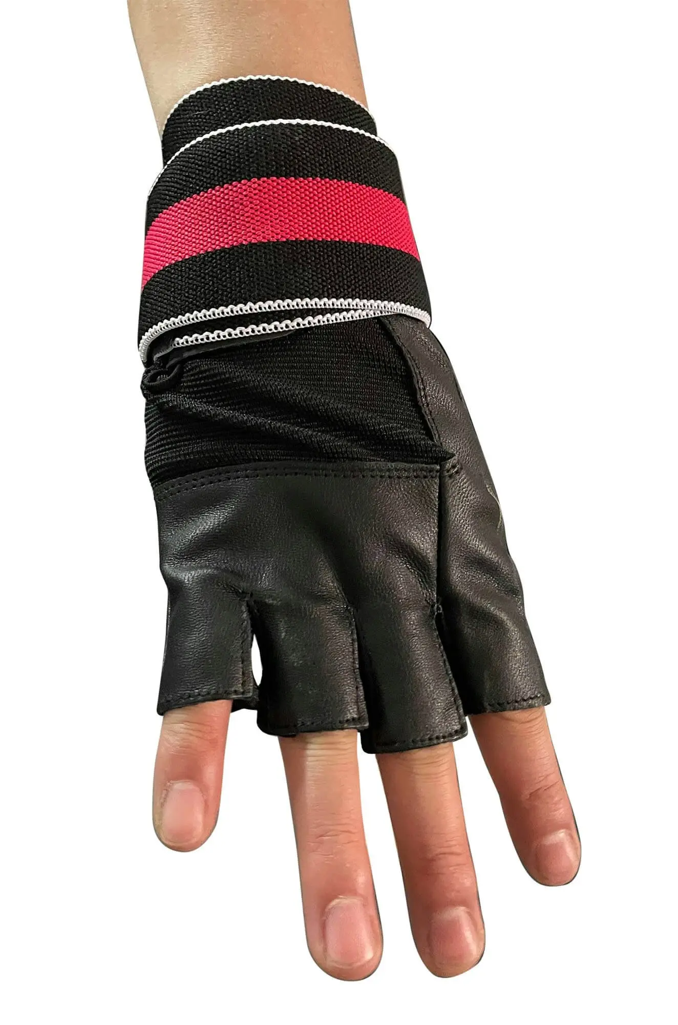 York Fitness Leather Gloves - Medium