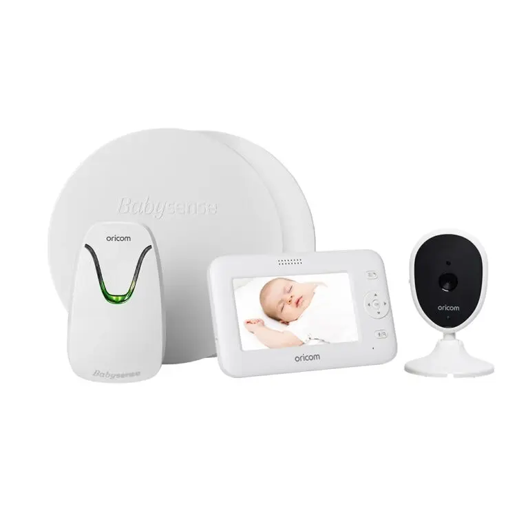 Oricom Babysense7 + Secure SC740 Digital Video Baby Monitor with Motorised Pan Tilt Camera Bundle Pack (BS7VPSC740)