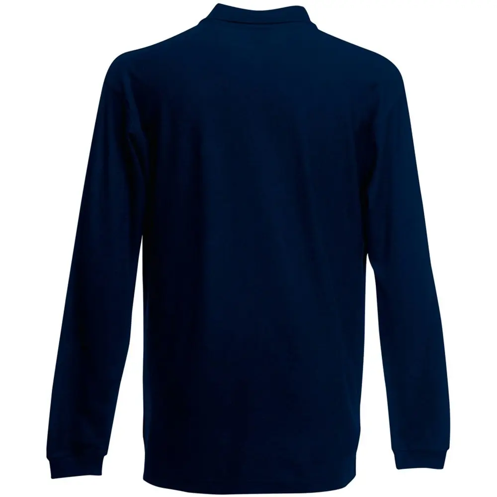 Fruit of the Loom Mens Premium Long Sleeve Polo Shirt