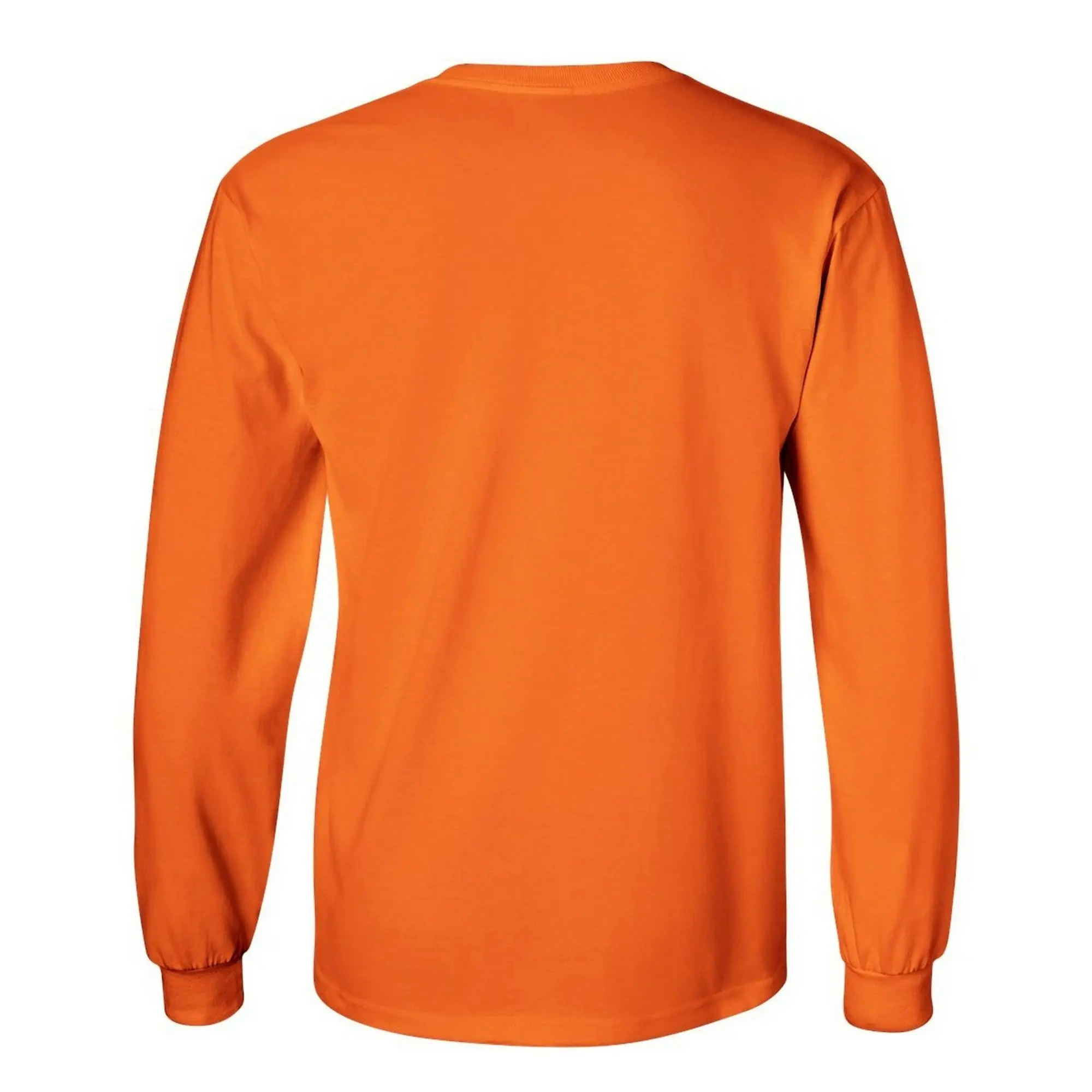 Gildan Mens Plain Crew Neck Ultra Cotton Long Sleeve T-Shirt