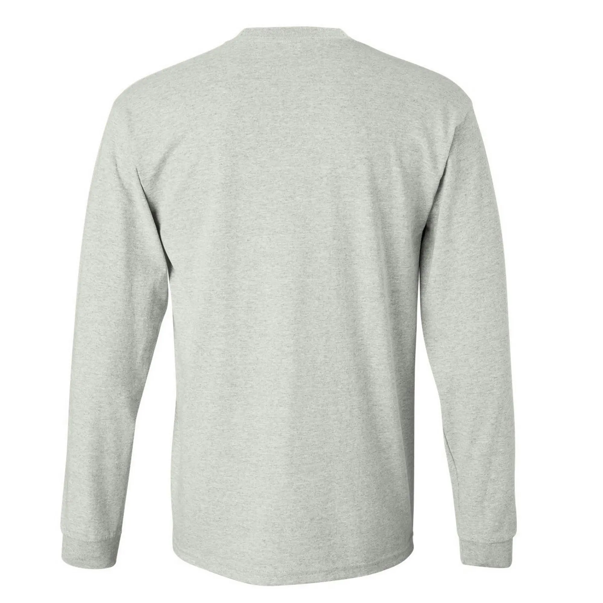 Gildan Mens Plain Crew Neck Ultra Cotton Long Sleeve T-Shirt