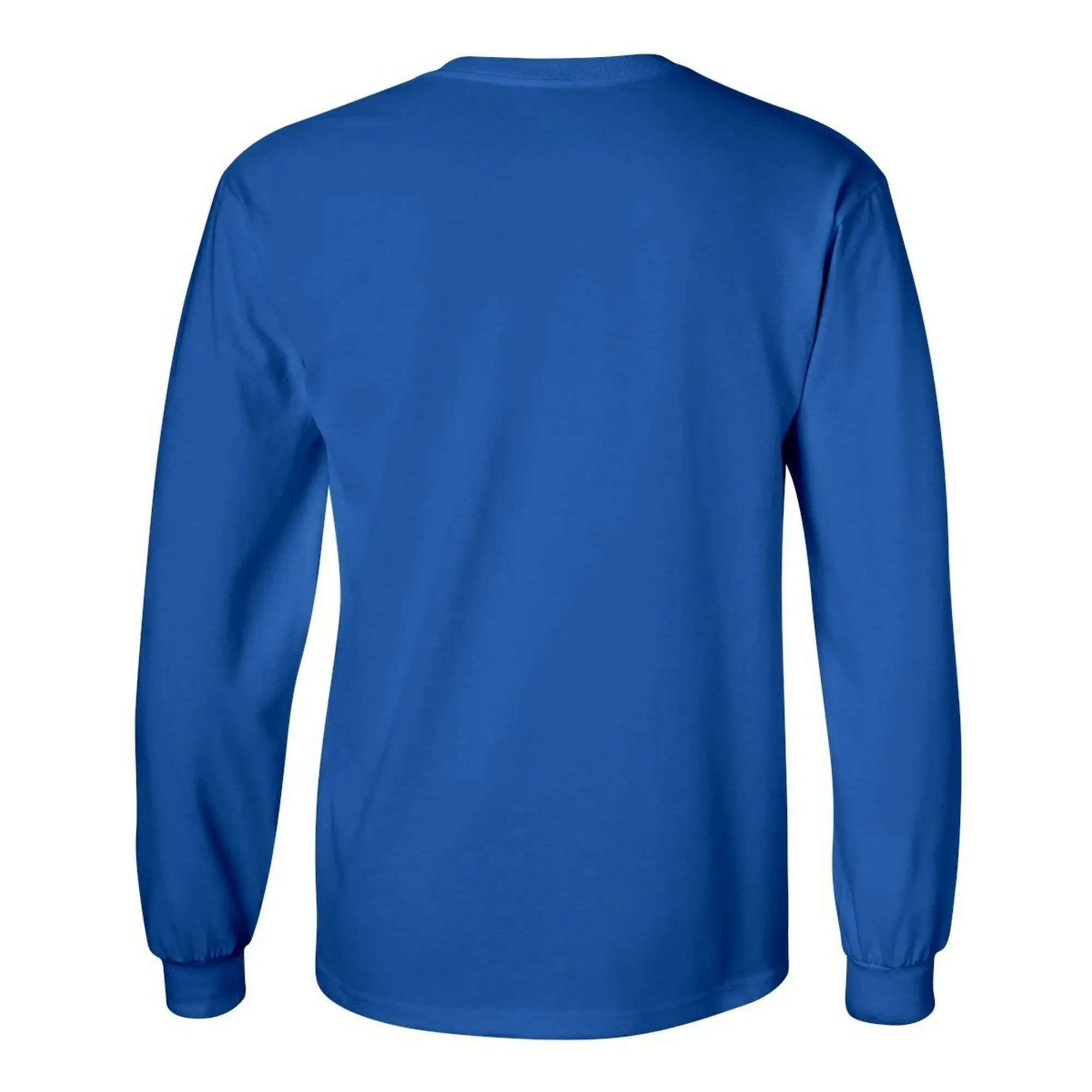 Gildan Mens Plain Crew Neck Ultra Cotton Long Sleeve T-Shirt