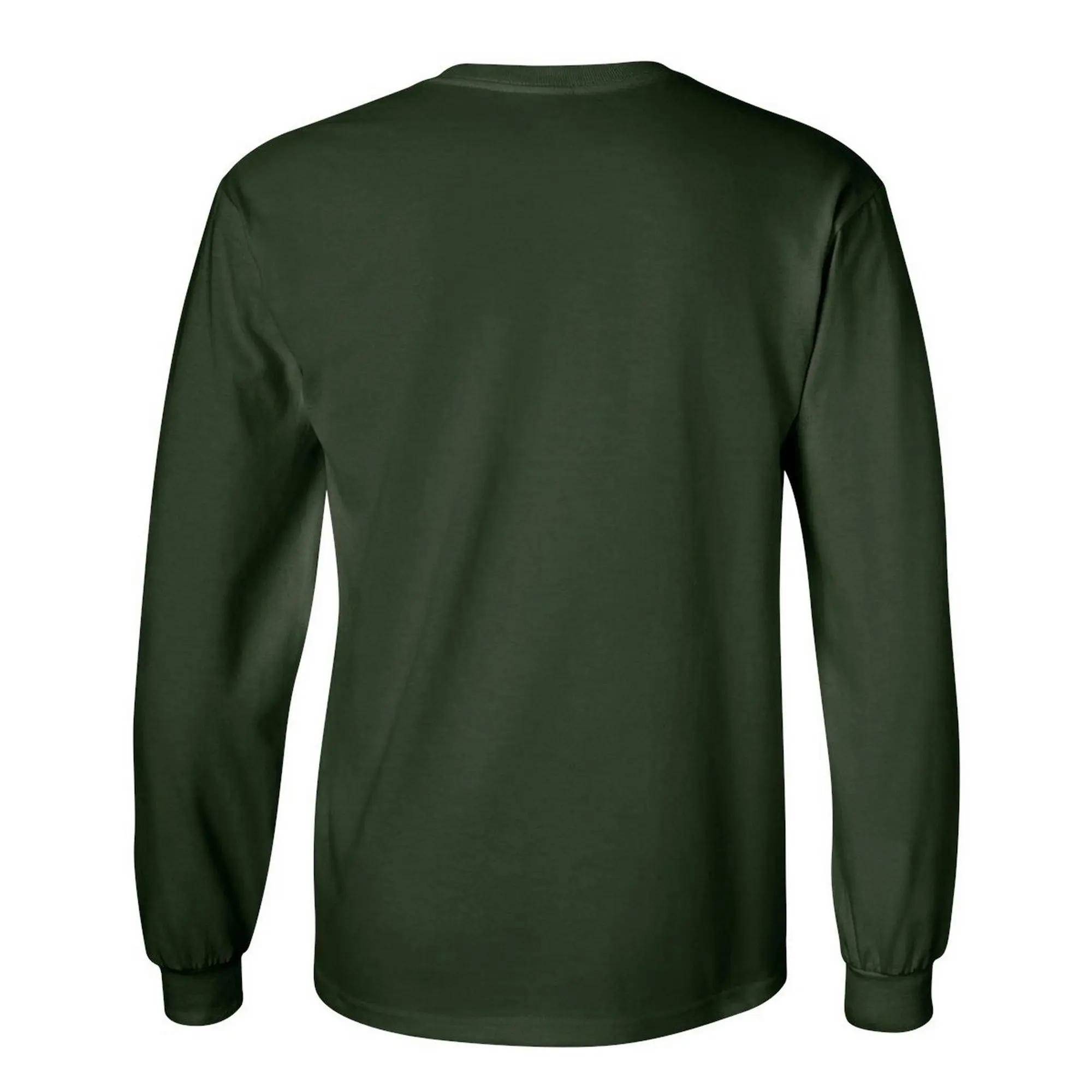 Gildan Mens Plain Crew Neck Ultra Cotton Long Sleeve T-Shirt