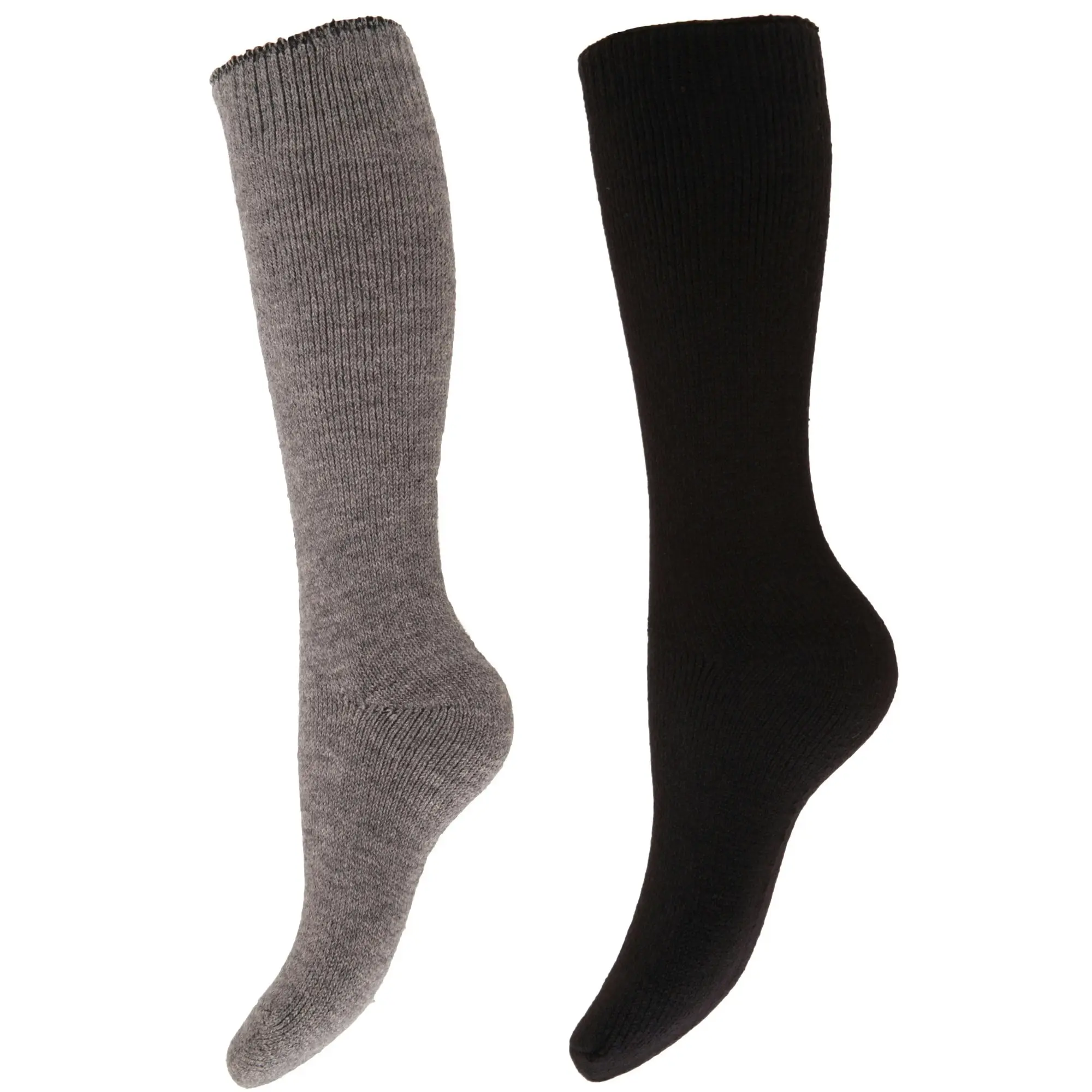 Floso Womens/Ladies Thermal Winter Wellington/Welly Boot Socks (2 Pairs)