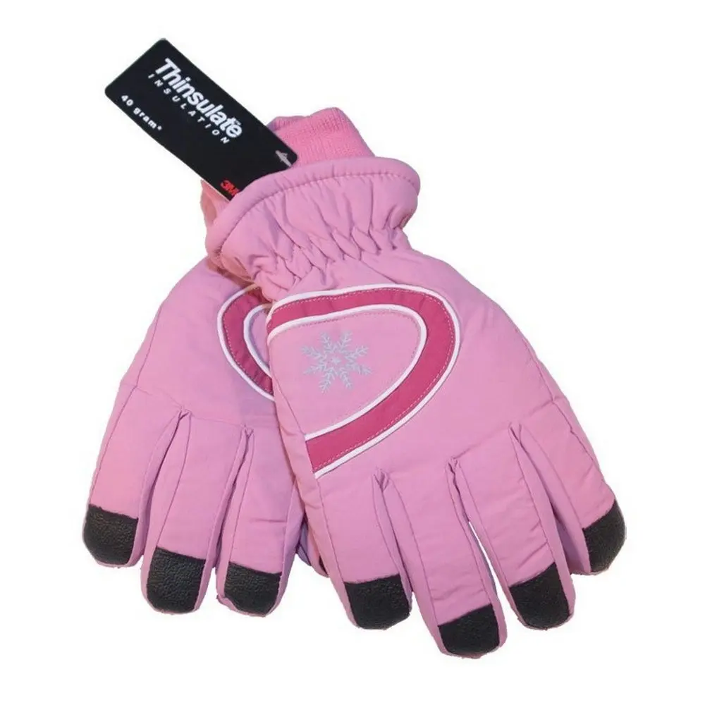 Floso Ladies/Womens Thinsulate Extra Warm Thermal Padded Winter/Ski Gloves With Palm Grip (3M 40g)