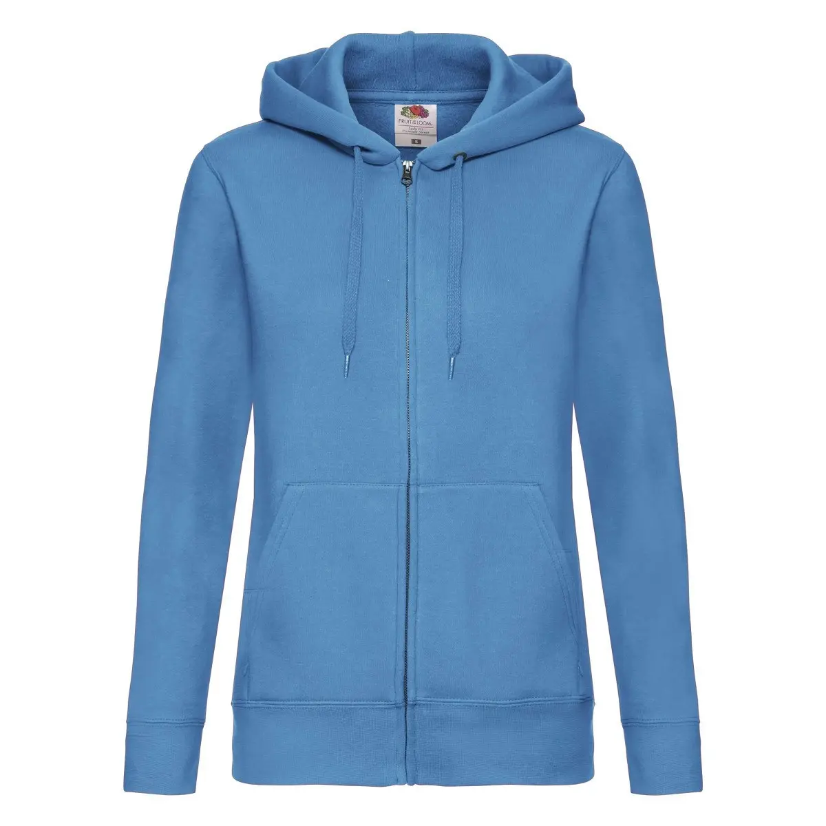 Fruit of the Loom Ladies Lady-Fit Hooded Sweatshirt Jacket