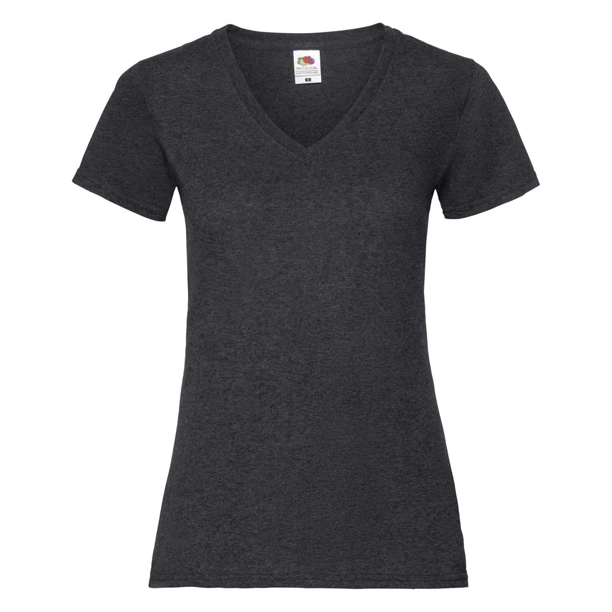 Fruit of the Loom Ladies Lady-Fit Valueweight V-Neck Short Sleeve T-Shirt