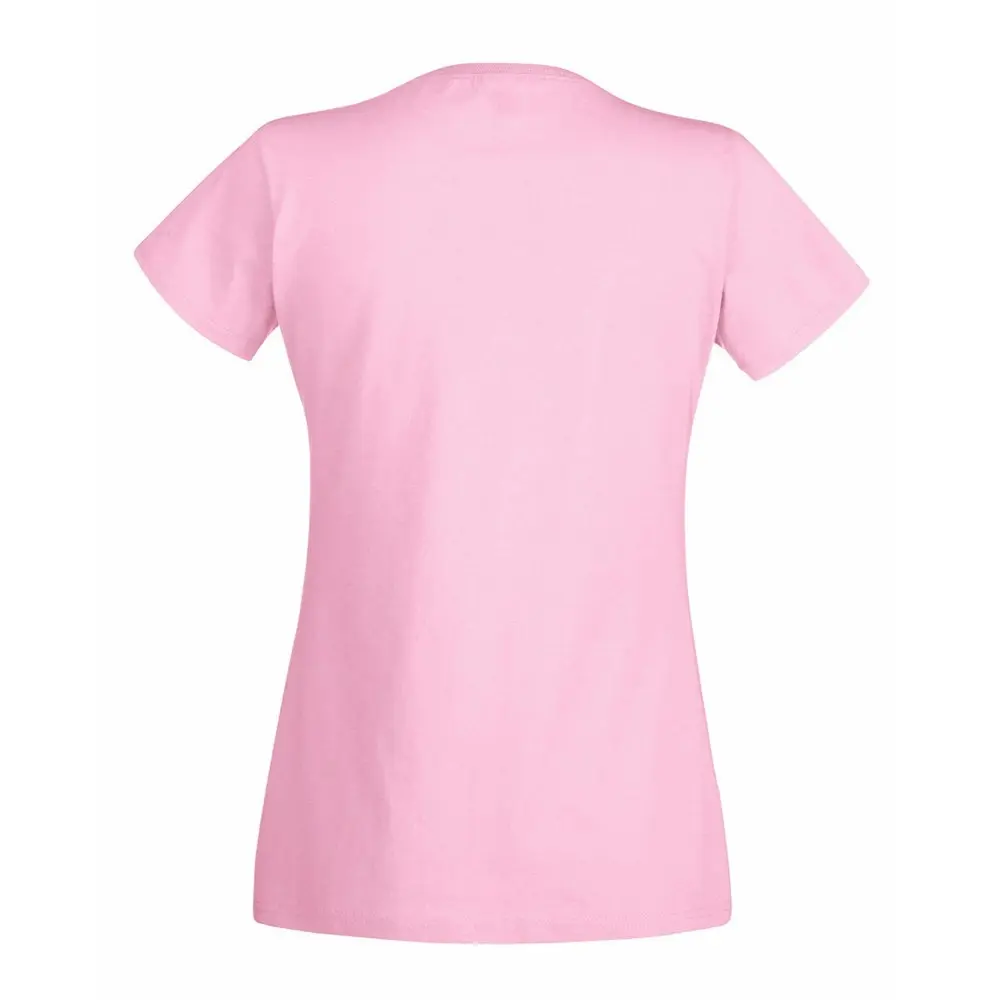 Fruit of the Loom Ladies Lady-Fit Valueweight V-Neck Short Sleeve T-Shirt