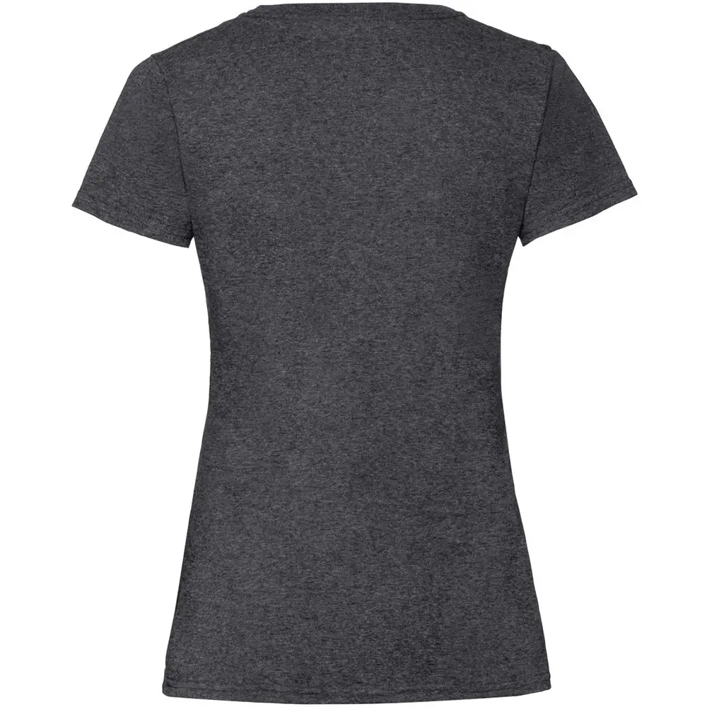 Fruit of the Loom Ladies Lady-Fit Valueweight V-Neck Short Sleeve T-Shirt