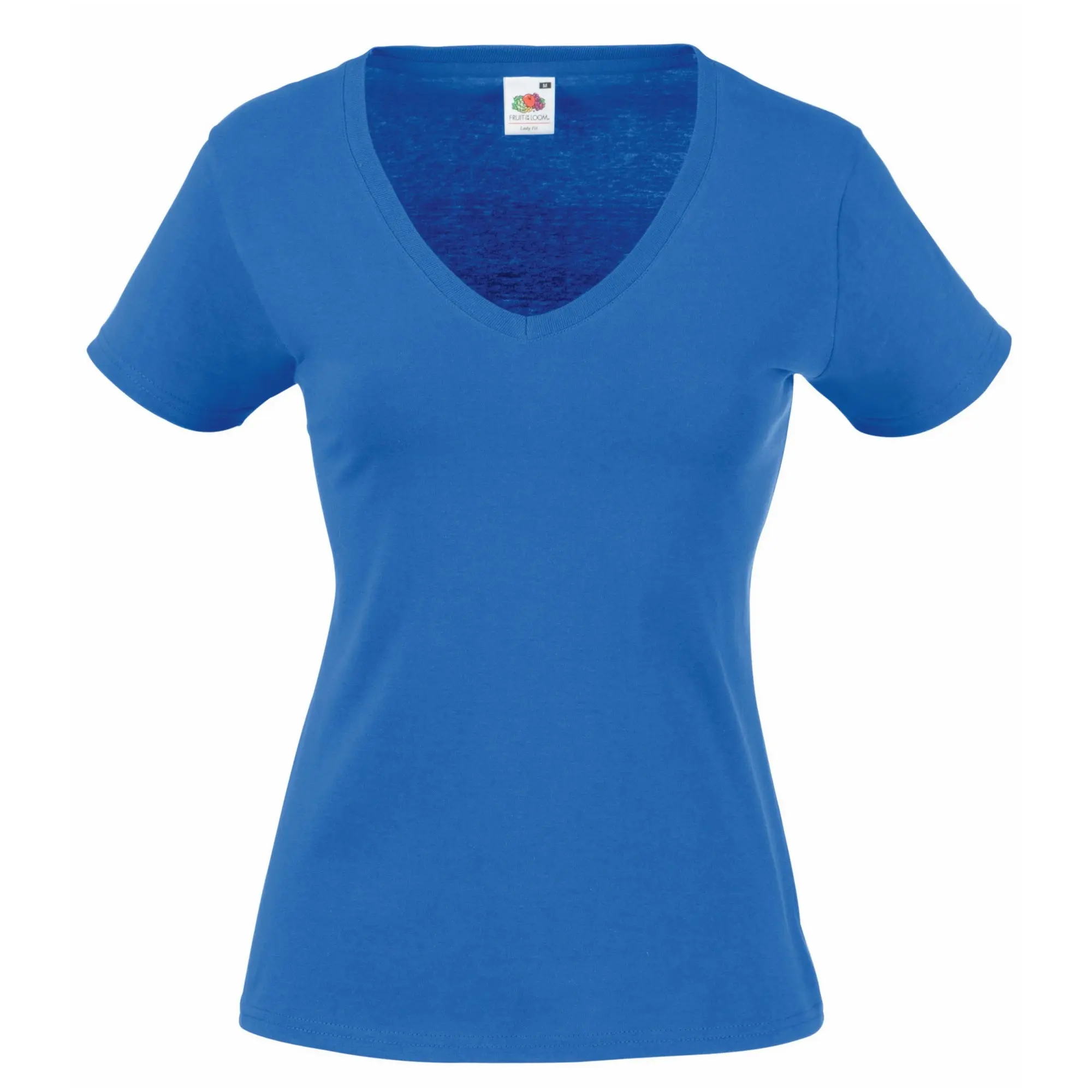 Fruit of the Loom Ladies Lady-Fit Valueweight V-Neck Short Sleeve T-Shirt