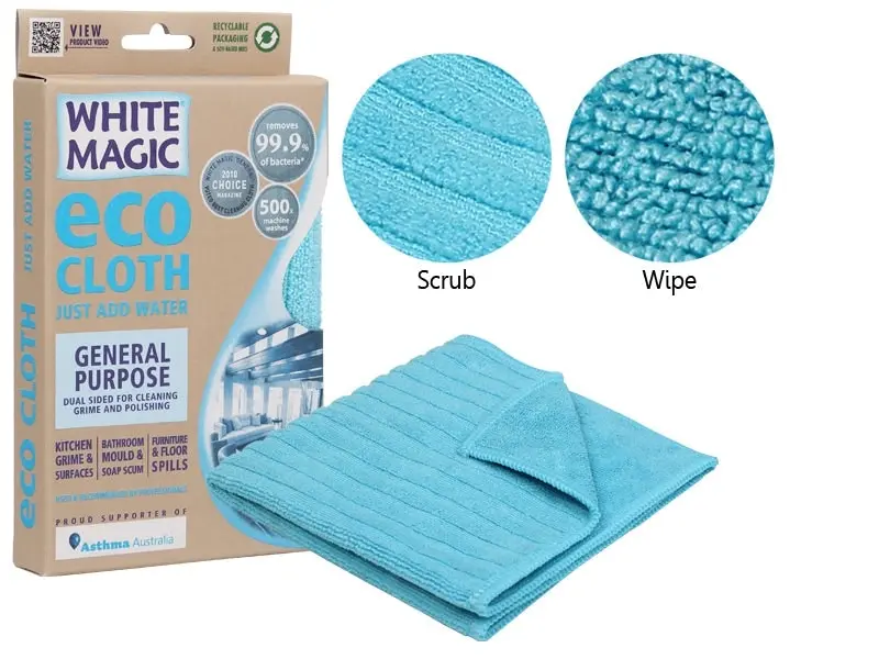 White Magic Microfibre General Purpose Eco-Cloth