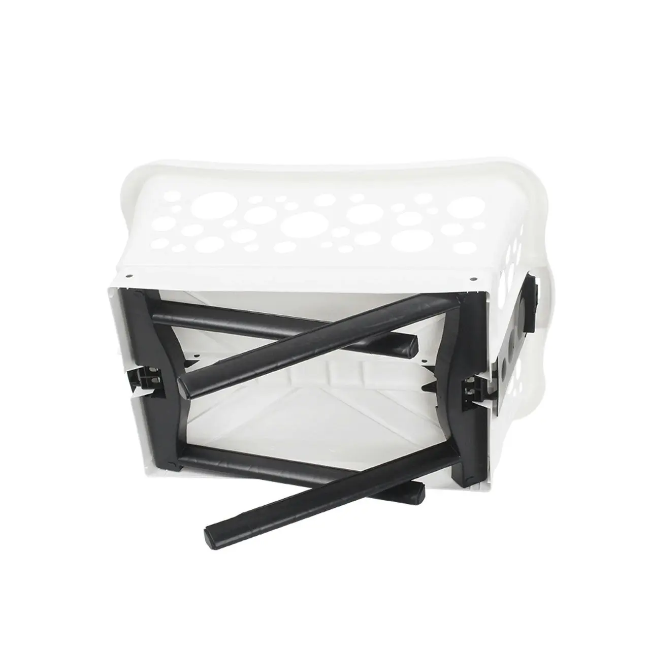 White Magic Laundry Basket with Legs