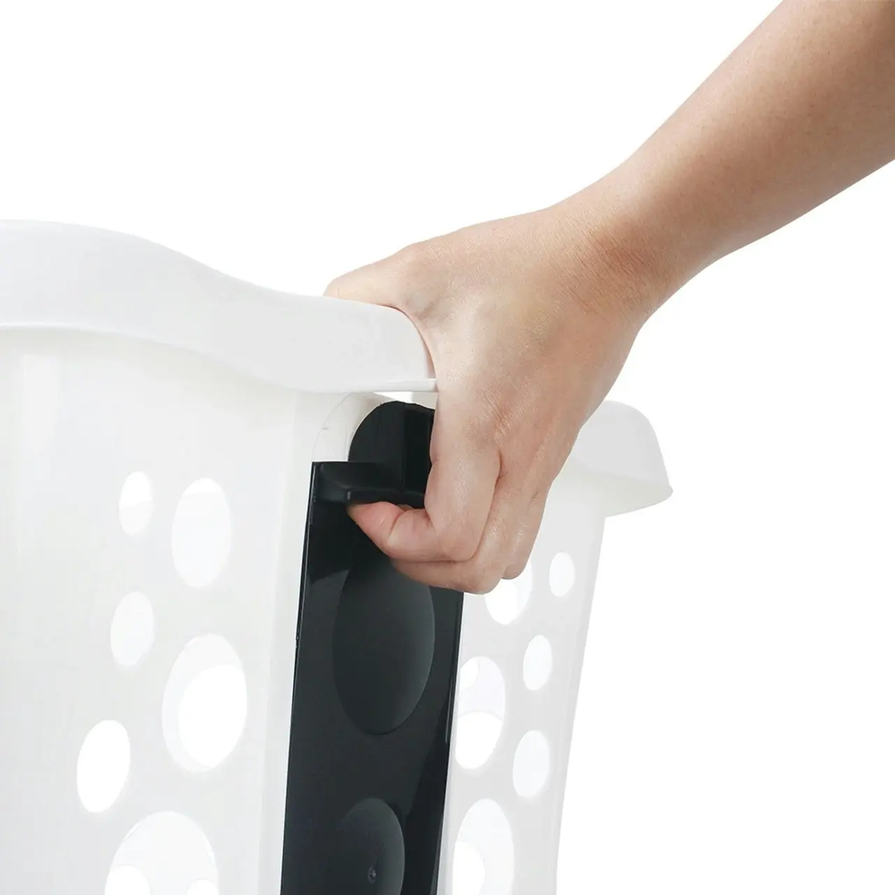 White Magic Laundry Basket with Legs