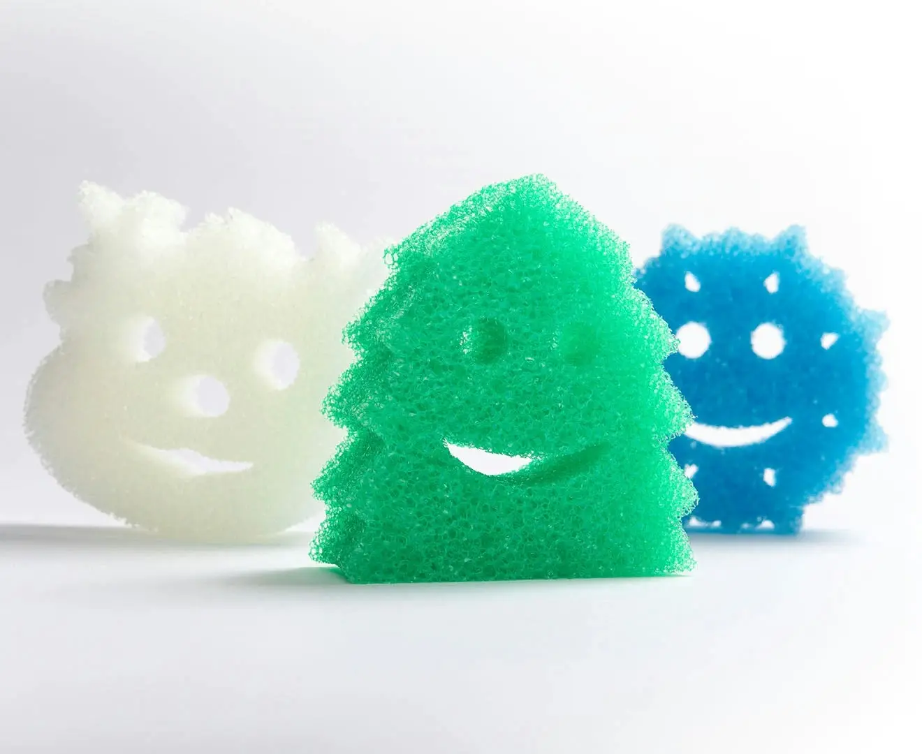 Scrub Daddy Christmas Shapes Scrubber (3pack) Limited Edition