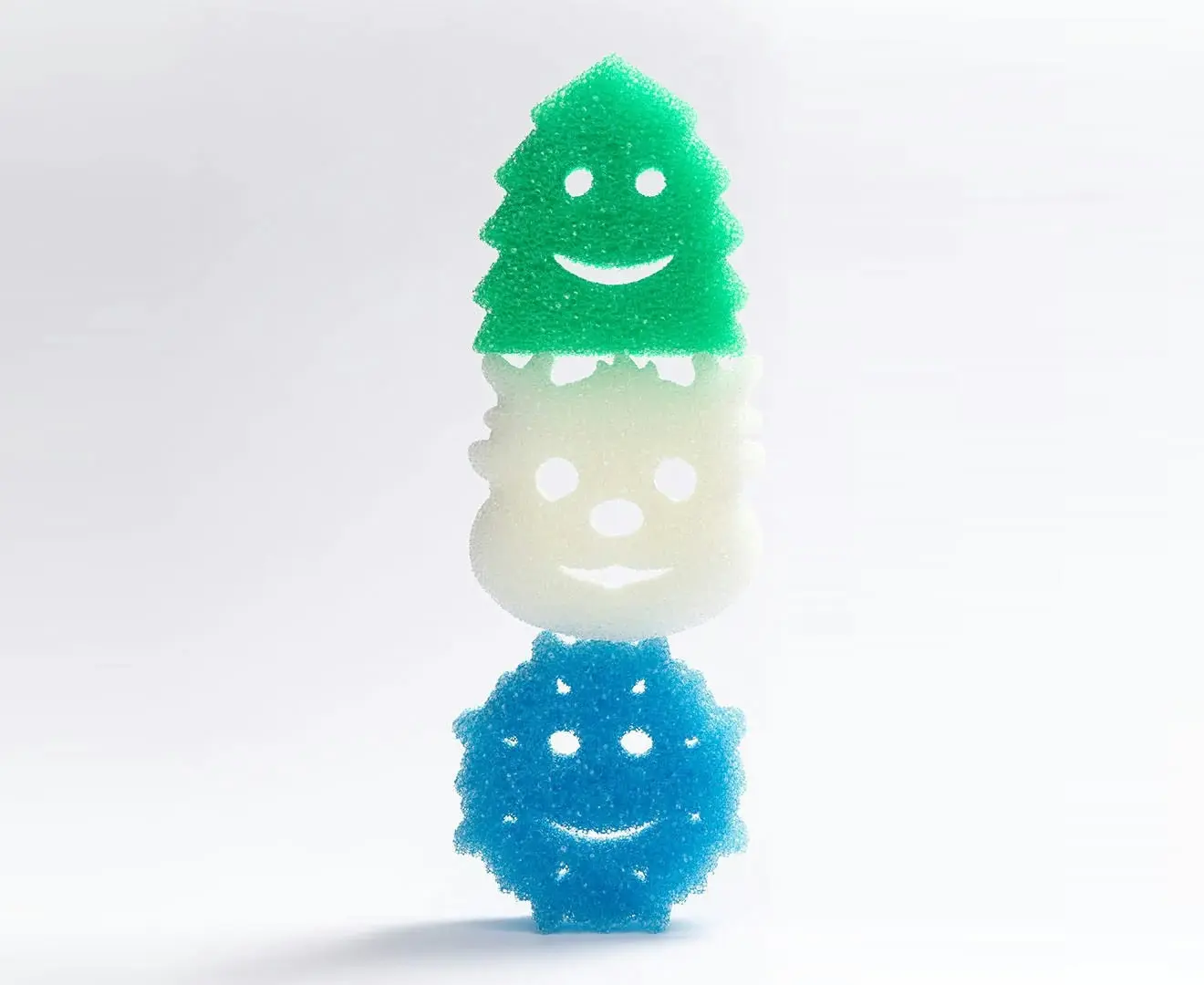 Scrub Daddy Christmas Shapes Scrubber (3pack) Limited Edition