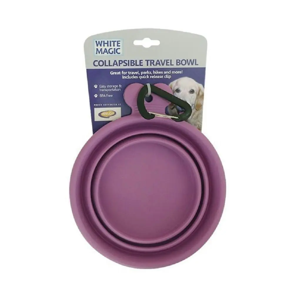 White Magic Collapsible Travel Bowl