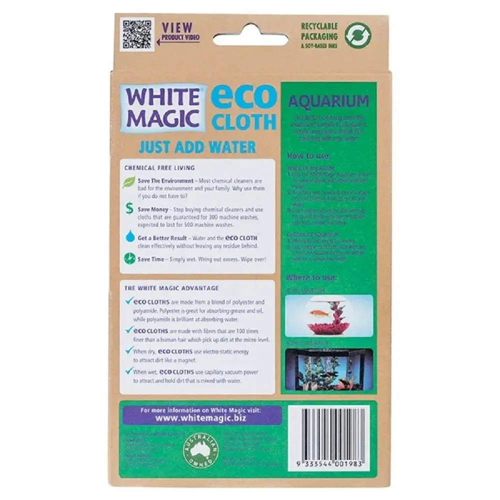 White Magic AQUARIUM ECO CLOTH 32 x 32cm