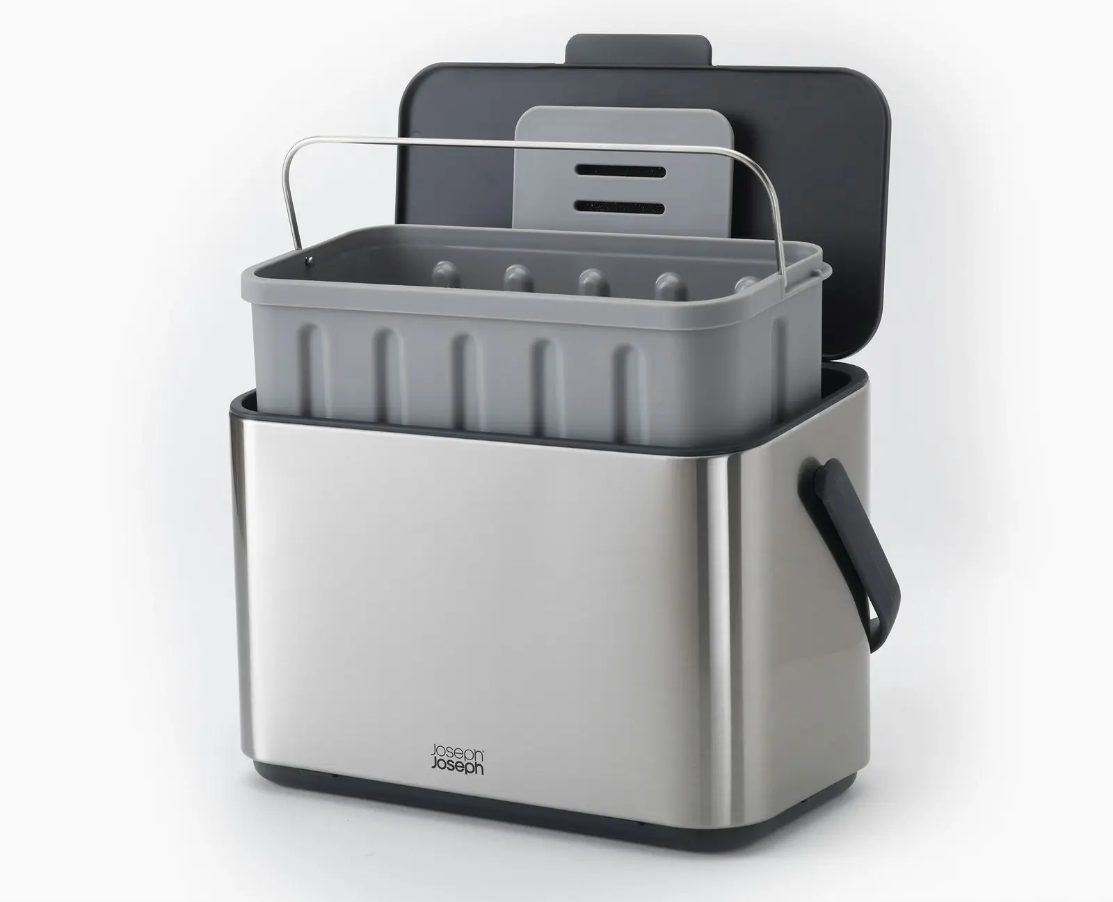 Joseph Joseph Collect 4 Litre Stainless Steel Food Waste Caddy