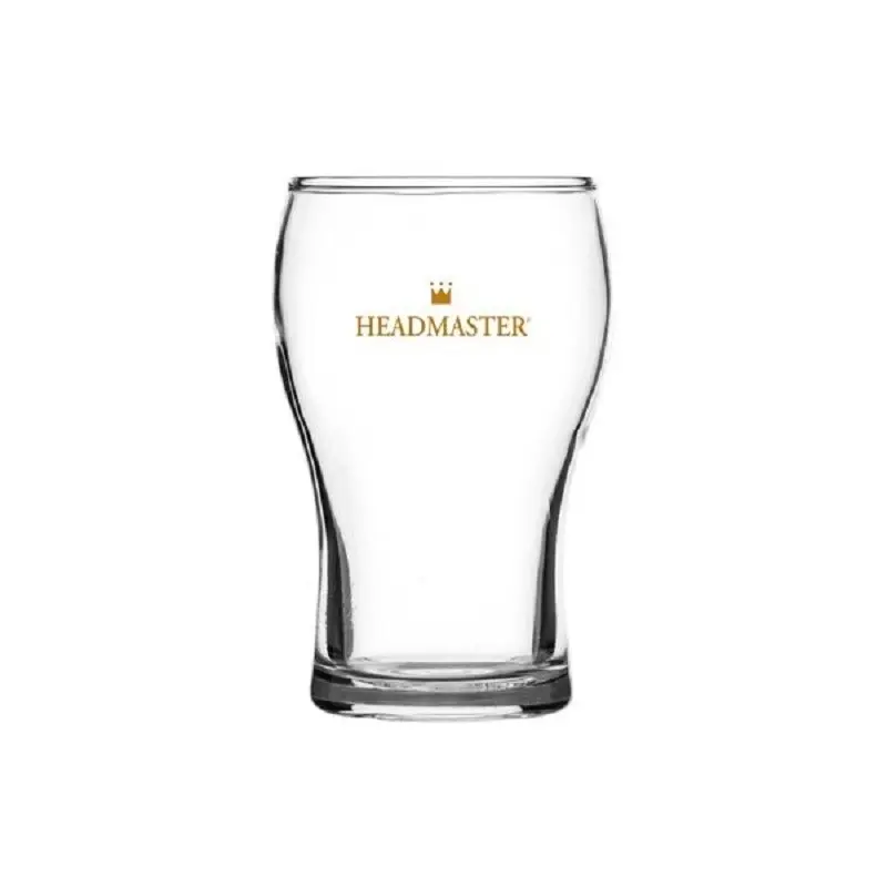 WASHINGTON NUCLEATED Headmaster BEER GLASS 425ml - SET OF 6