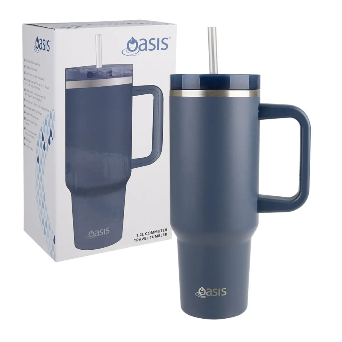 Oasis 1.2l Stainless Steel Commuter Travel Tumbler