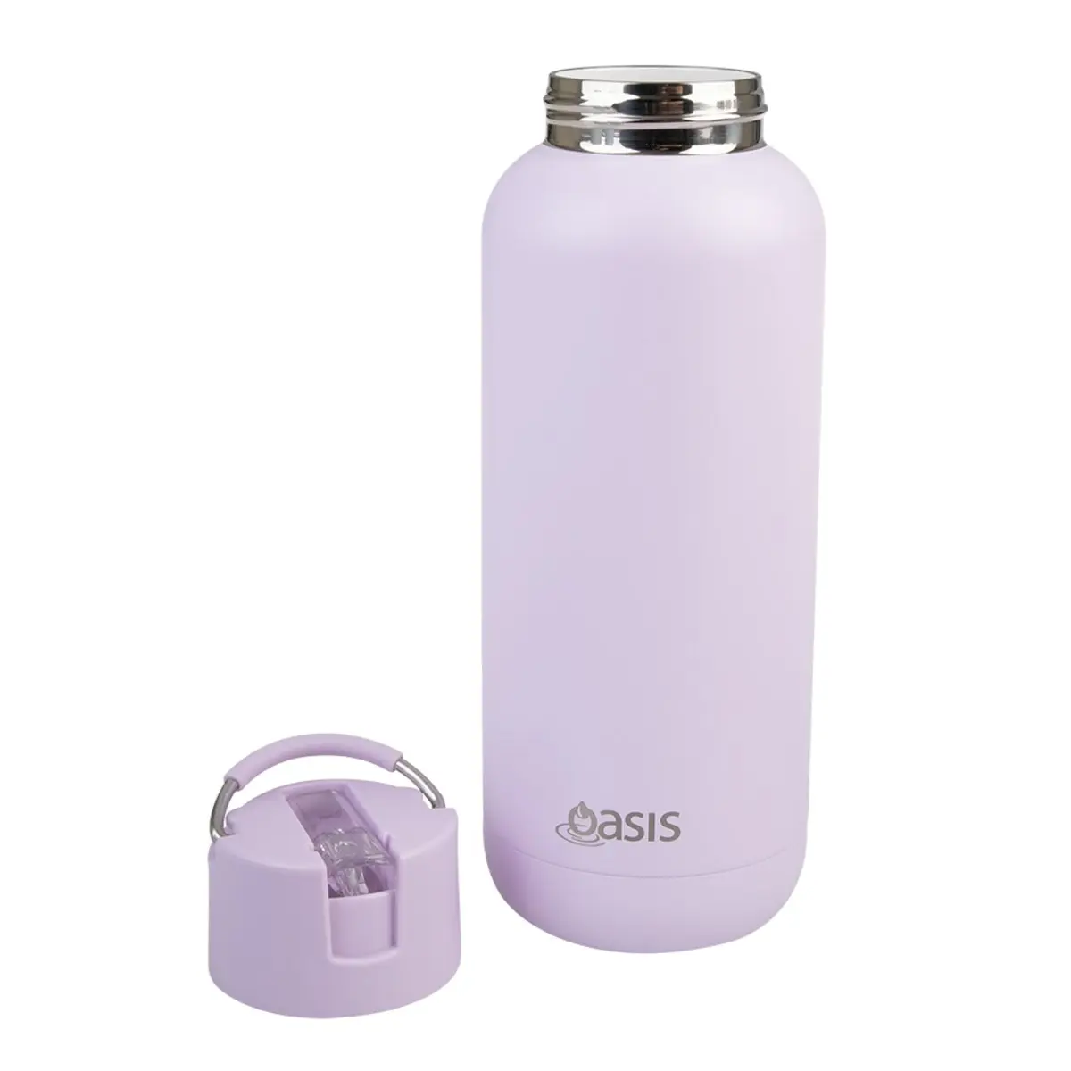 Oasis Moda Ceramic Lined Stainless Steel Triple Wall Drink Bottle 1.L