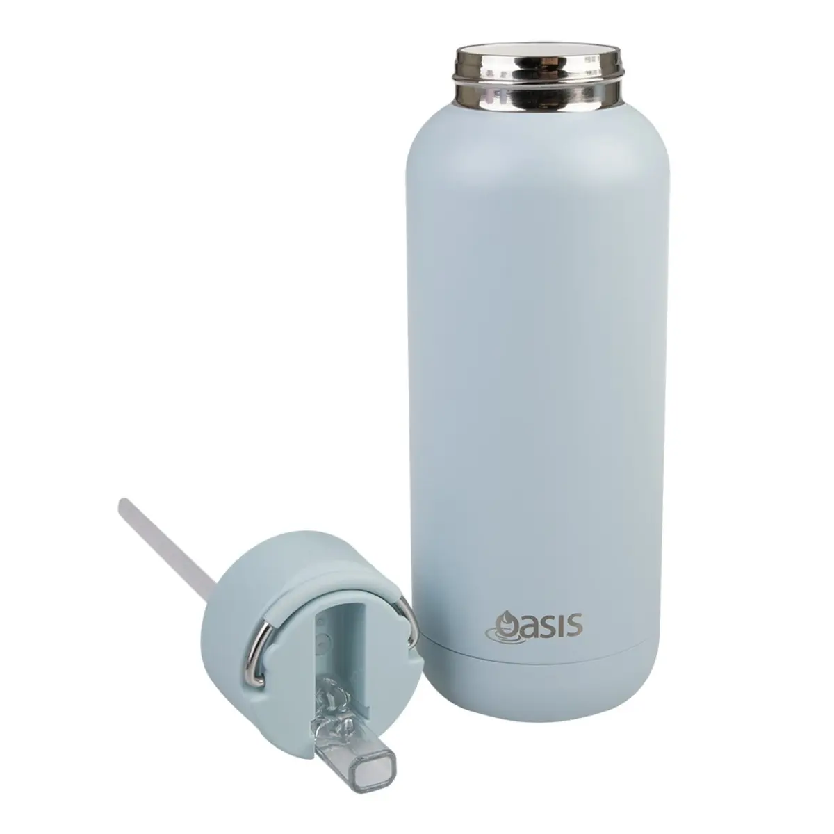 Oasis Moda Ceramic Lined Stainless Steel Triple Wall Drink Bottle 1.L