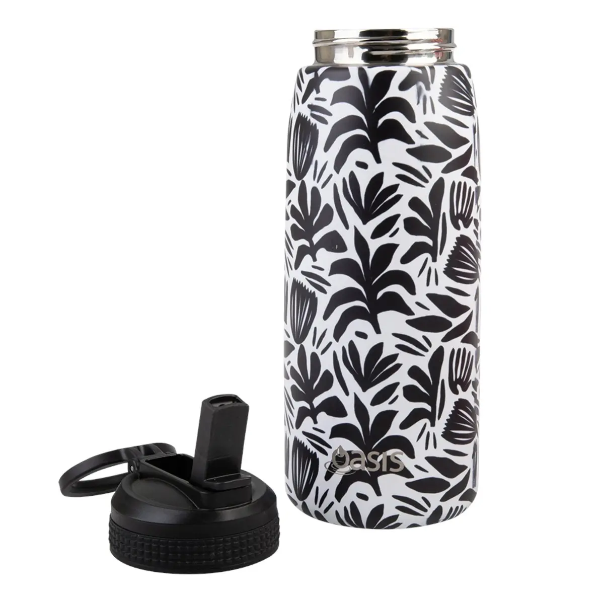 Oasis 780ml Patterned Insulated Sports Bottle With Straw