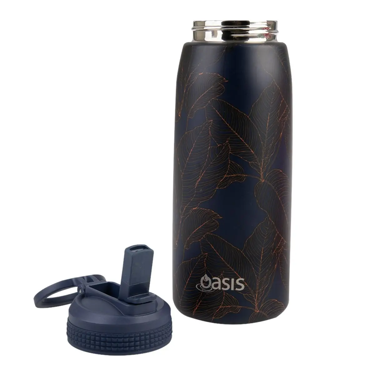 Oasis 780ml Patterned Insulated Sports Bottle With Straw