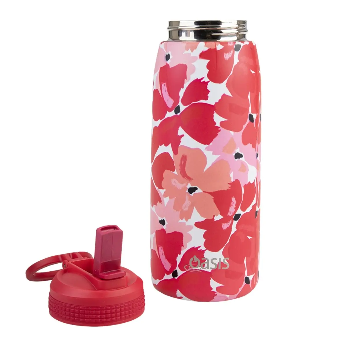 Oasis 780ml Patterned Insulated Sports Bottle With Straw