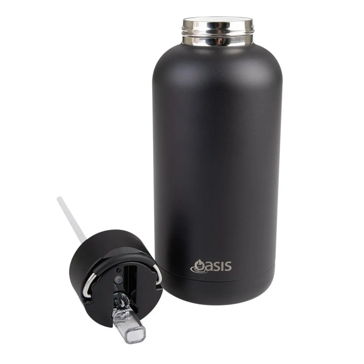 Oasis Moda Ceramic Lined Stainless Steel Triple Wall Drink Bottle 1.5l