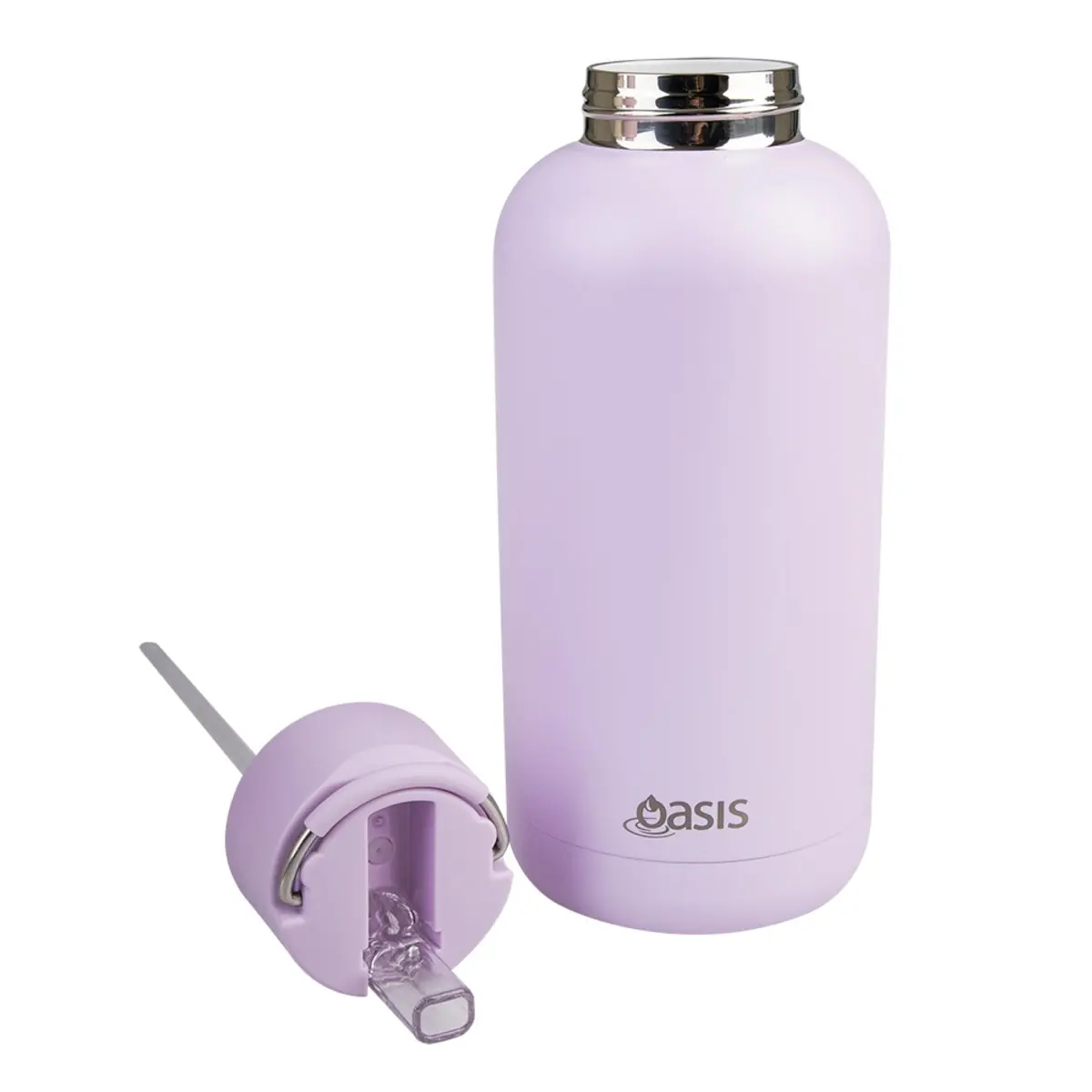 Oasis Moda Ceramic Lined Stainless Steel Triple Wall Drink Bottle 1.5l