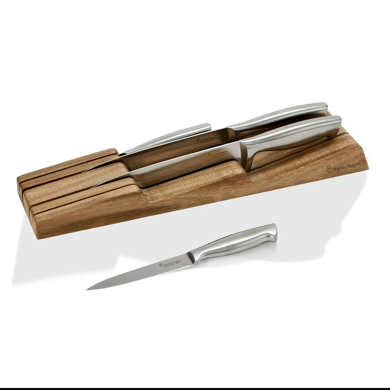 Stanley Rogers In Draw 5 Piece Knife Block Set