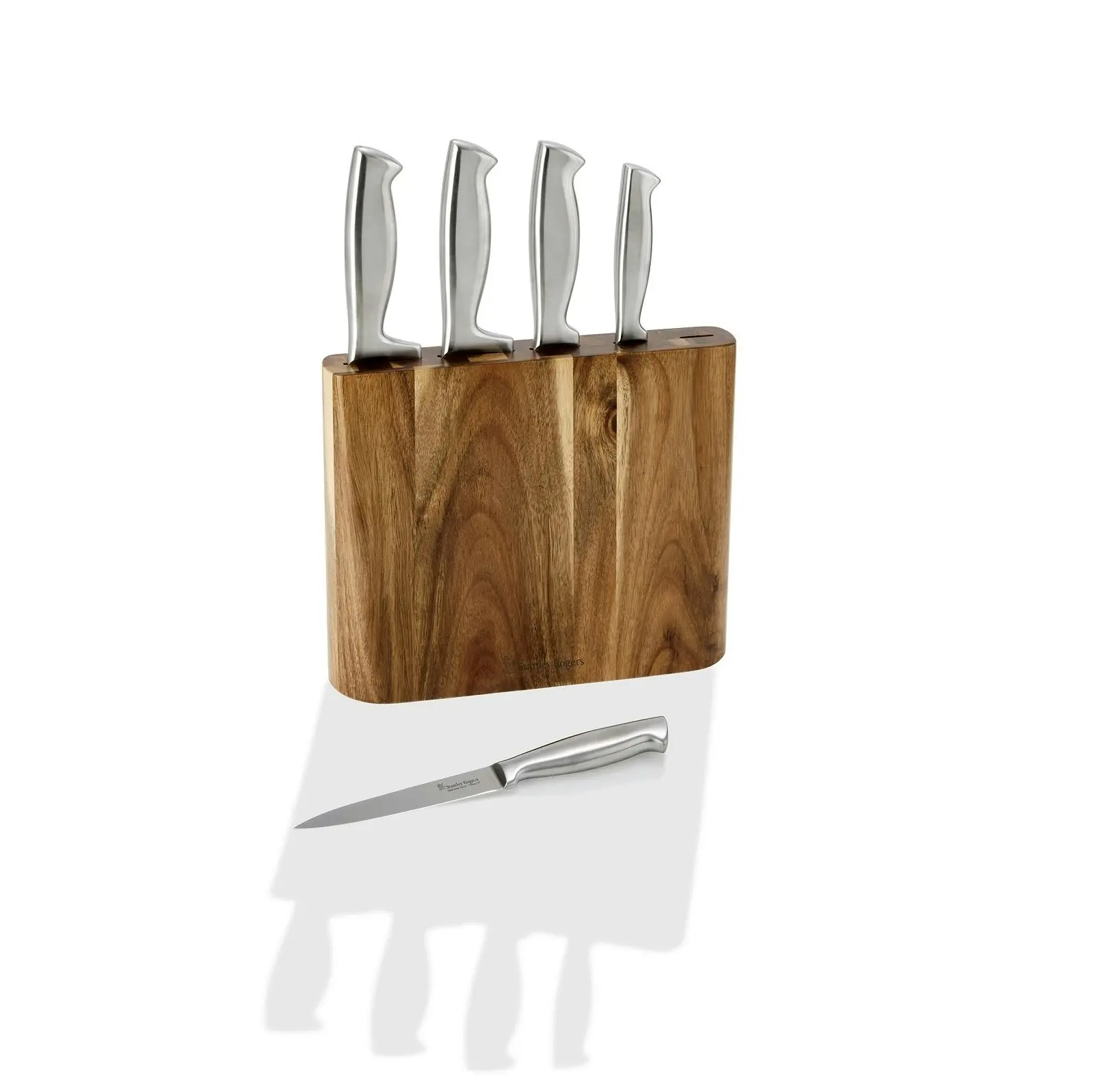 Stanley Rogers Slim Wedge 6 Piece Knife Block Set