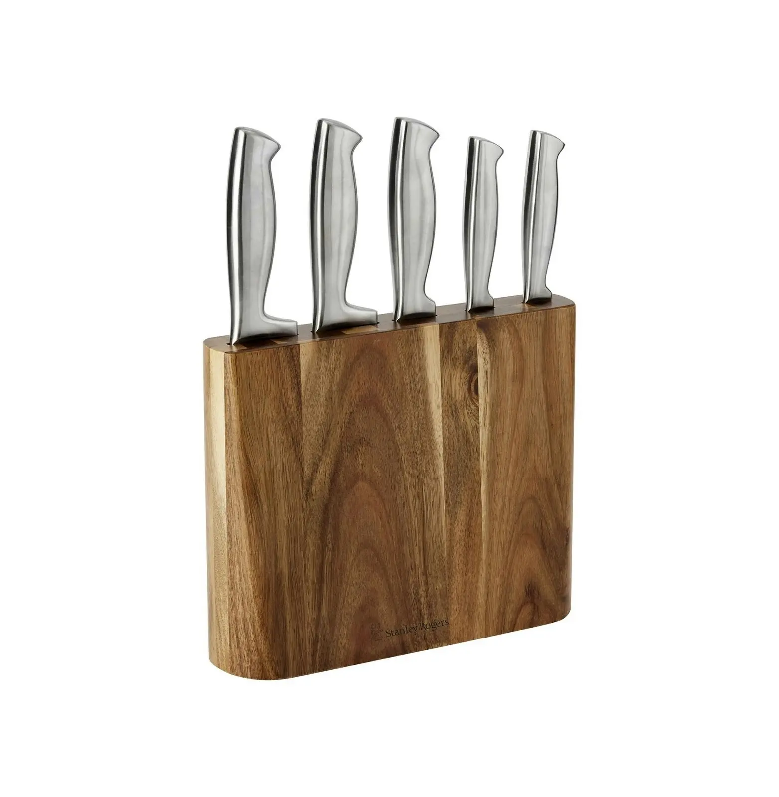 Stanley Rogers Slim Wedge 6 Piece Knife Block Set