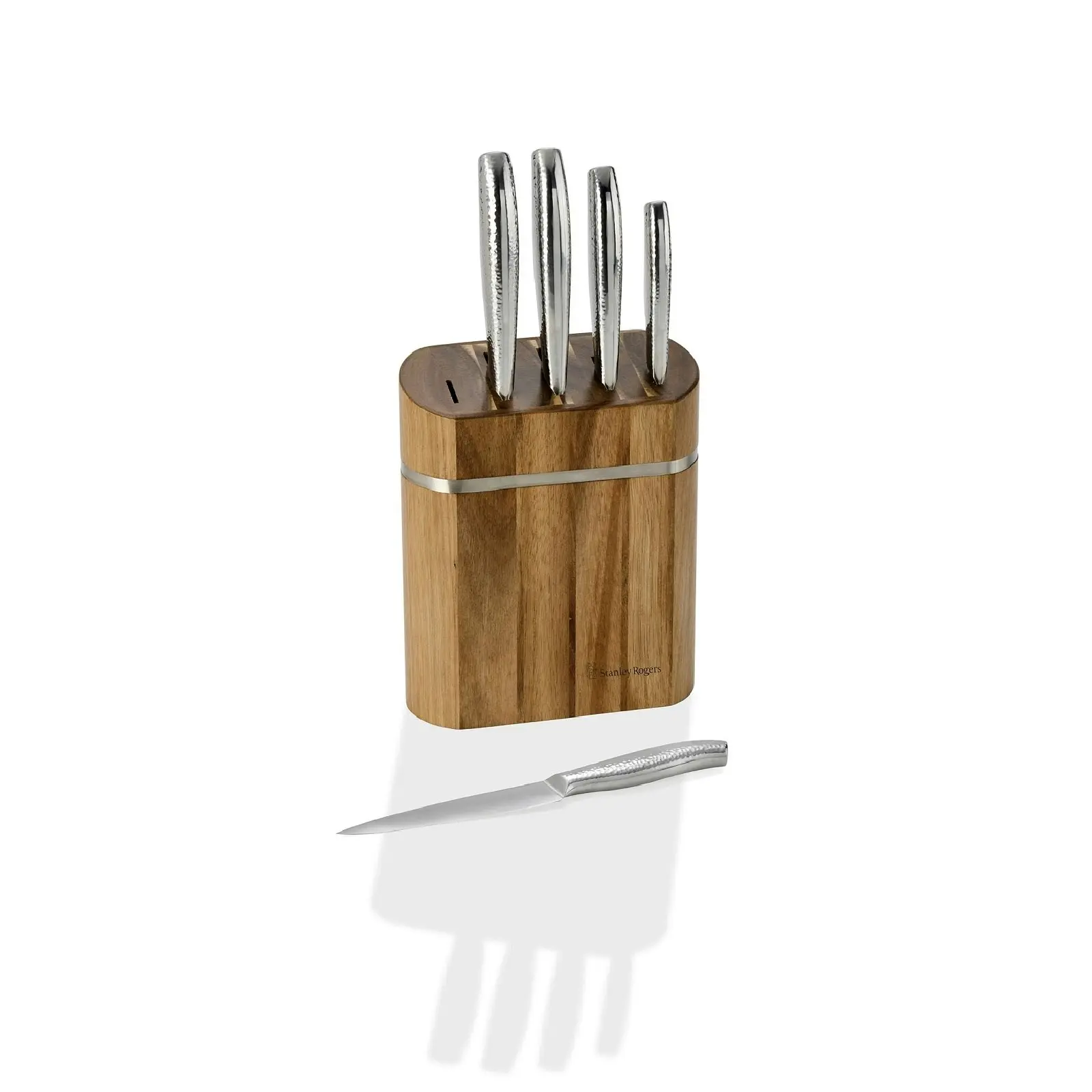 Stanley Rogers Domed Oval 6 Piece Knife Block Set